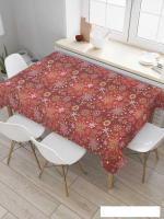 Скатерть JoyArty Праздничные снежинки tc_37143_180x145