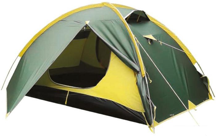 Треккинговая палатка TRAMP Ranger 3 V2 (зеленый)