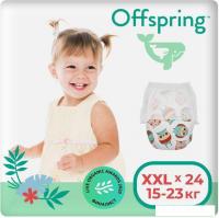 Трусики-подгузники Offspring XXL 15-23кг Совы (24 шт)