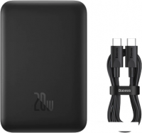 Внешний аккумулятор Baseus Magnetic Mini Wireless Fast Charge Power Bank 10000mAh 20W (черный)