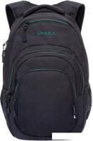 Школьный рюкзак Grizzly RQ-003-31 (черный/бирюзовый)