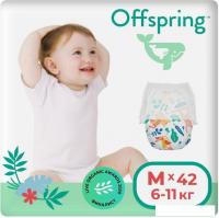 Трусики-подгузники Offspring M 6-11кг Джунгли (42 шт)