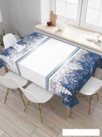 Скатерть JoyArty Снежные ели tcox_37031_180x145