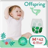 Трусики-подгузники Offspring M 6-11кг Тропики (42 шт)