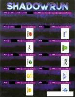 Настольная игра Мир Хобби Shadowrun: Шестой мир. Ширма ведущего