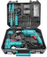 Total THKTHP1192 (дрель, шуруповерт, 1 АКБ, набор оснастки)