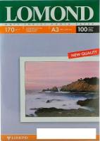 Фотобумага Lomond Матовая двухстороняя А3 170 г/кв.м. 100 листов (0102012)