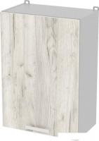 Шкаф навесной Интерлиния Компо ВШ50-720-1дв (дуб белый)