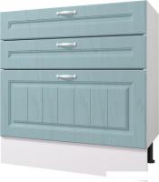 Шкаф напольный Горизонт Принцесса 80 3 ящика (мурено)