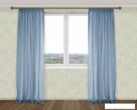 Комплект гардин Delfa Voile СТШ/Д-050 Voile/404 2x2.7 м (лунная тень, 2 шт)