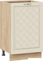 Шкаф напольный Трия Бьянка 1Н5 (дуб крафт золотой/дуб ваниль)