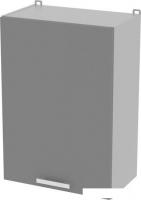 Шкаф навесной Интерлиния Компо ВШ50-720-1дв (серебристый)
