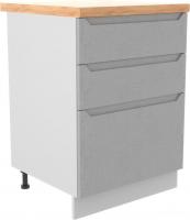 Шкаф напольный ДСВ Тренто СЯБ 600 тандембокс (серый/серый)