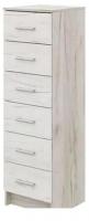 Комод Стендмебель Гармония КМ-602 (дуб крафт белый/дуб крафт серый)