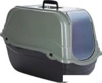 Туалет-домик Beeztees Romeo Eco 400530 (зеленый/черный)