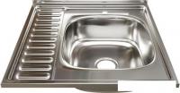 Кухонная мойка Mixline 528015 (правая, полированная, 0.6 мм)