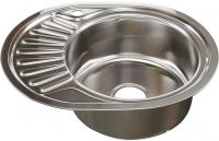 Кухонная мойка Mixline 533710 (правая, полированная, 0.8 мм)