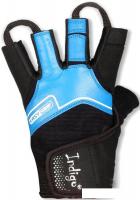 Перчатки для фитнеса Indigo SB-16-8128 (L, черный/синий)