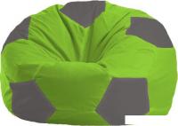 Кресло-мешок Flagman Мяч М1.1-160 (салатовый/серый)