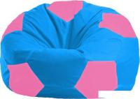 Кресло-мешок Flagman Мяч М1.1-277 (голубой/розовый)