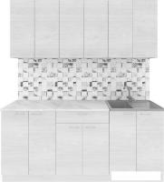 Готовая кухня Агута Альфа 1.8/60 (скандинавское дерево/скандинавское дерево/этория)