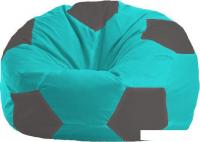 Кресло-мешок Flagman Мяч М1.1-287 (бирюзовый/серый темный)