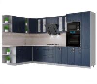 Готовая кухня Интерлиния Мила Крафт 1.88x3.4 левая (дуб королевский)