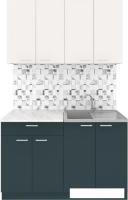 Готовая кухня Агута Альфа 1.2 (бензин/сатин/этория)