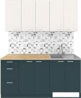 Готовая кухня Агута Альфа 1.6/60 (бензин/сатин/дуб бунратти)