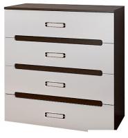 Комод Горизонт Вегас (венге-белый глянец)
