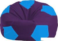 Кресло-мешок Flagman Мяч М1.1-74 (фиолетовый/голубой)