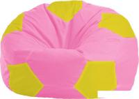 Кресло-мешок Flagman Мяч М1.1-201 (розовый/желтый)