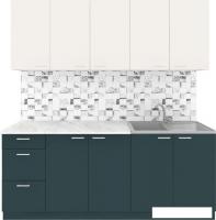 Готовая кухня Агута Альфа 2.0 (бензин/сатин/этория)