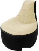 Кресло-мешок Flagman Трон Т1.3-10 (белый/черный)