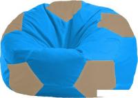 Кресло-мешок Flagman Мяч М1.1-275 (голубой/бежевый темный)