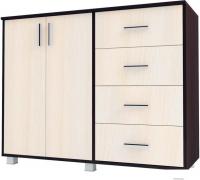 Комод Аквилон №16 1160 (венге/млечный дуб)