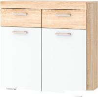 Комод Памир Соната ТС-900 (дуб сонома/белый глянец)