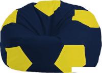 Кресло-мешок Flagman Мяч М1.1-47 (синий темный/желтый)