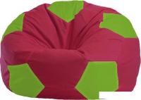 Кресло-мешок Flagman Мяч М1.1-305 (бордовый/салатовый)