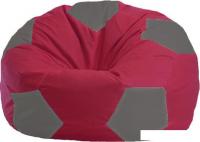 Кресло-мешок Flagman Мяч М1.1-303 (бордовый/серый)
