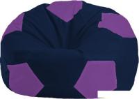Кресло-мешок Flagman Мяч М1.1-40 (синий темный/сиреневый)