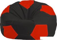Кресло-мешок Flagman Мяч М1.1-467 (черный/красный)