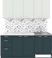 Готовая кухня Агута Альфа 1.8 (бензин/холодный серый/этория)