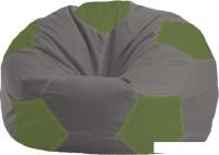 Кресло-мешок Flagman Мяч М1.1-341 (серый/оливковый)
