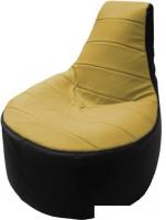 Кресло-мешок Flagman Трон Т1.3-08 (охра/черный)