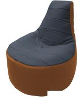 Кресло-мешок Flagman Трон Т1.3-24 (серый/оранжевый)