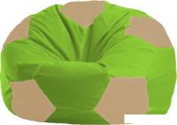 Кресло-мешок Flagman Мяч М1.1-162 (салатовый/бежевый)