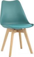 Стул Stool Group Frankfurt New Y863 (серо-зеленый/деревянные ножки)