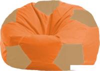 Кресло-мешок Flagman Мяч М1.1-30 (оранжевый/бежевый)