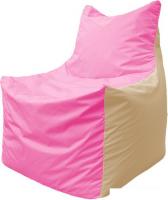Кресло-мешок Flagman Фокс Ф2.1-196 (розовый/бежевый)